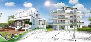 Concept immobilier et construction de maison